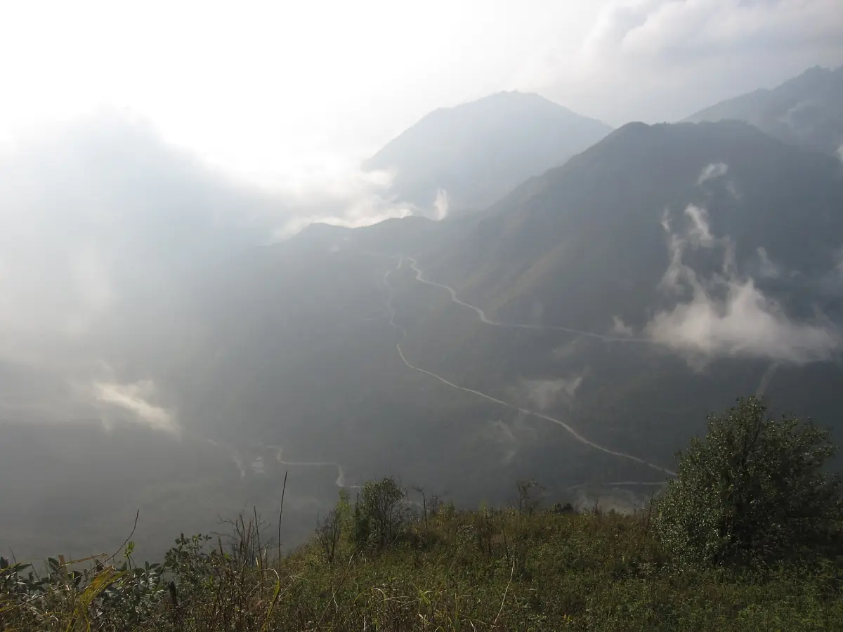 Berge am O-Quy-Ho-Pass